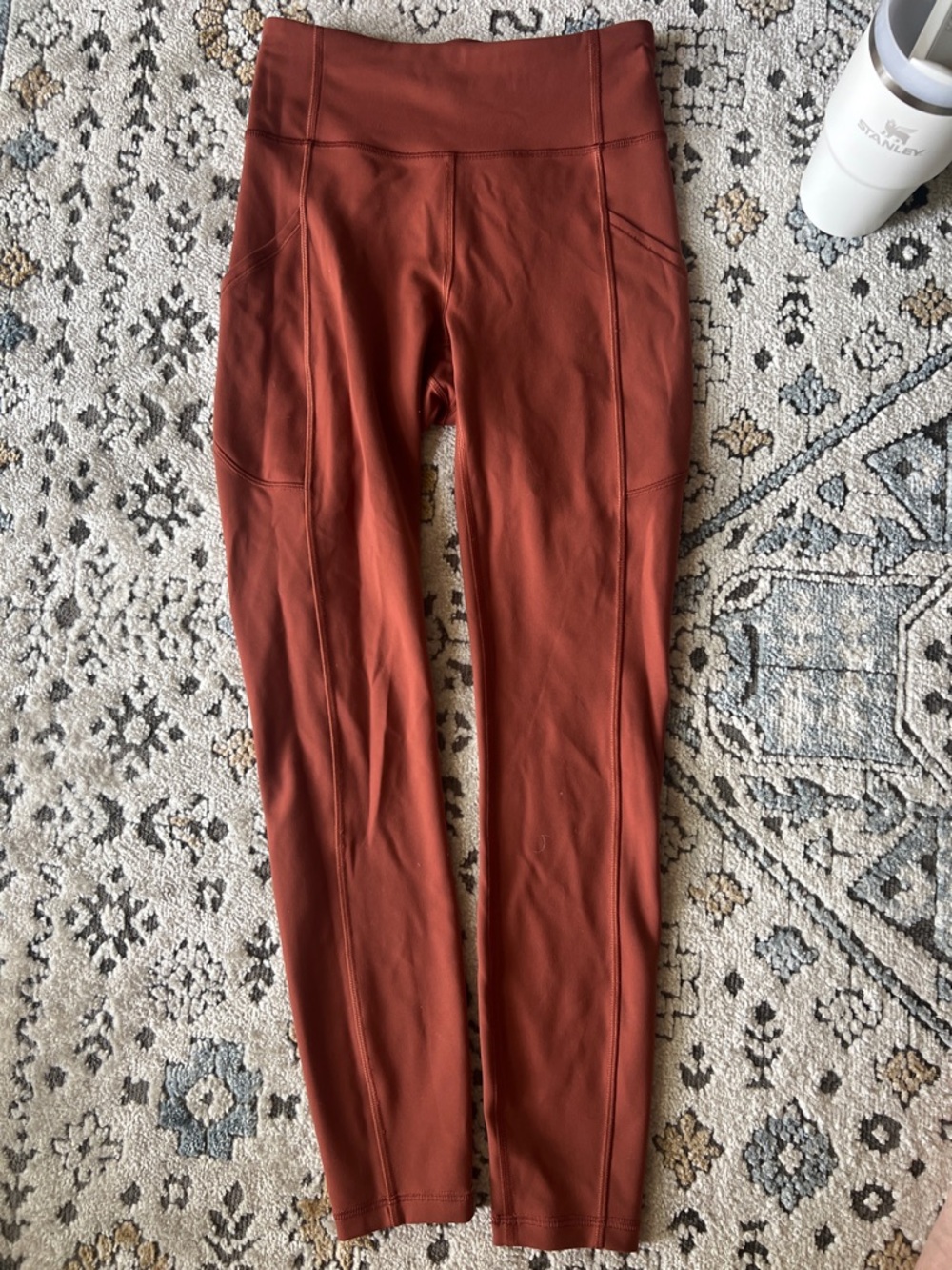 lululemon athletica High-Rise Rust Leggings sz 4